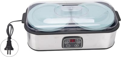 Yogurt Maker - Yoghurt Apparaat - Zelf Yoghurt Maken - Constante Temperatuur - 2 Liter Capaciteit - Zilverkleurig