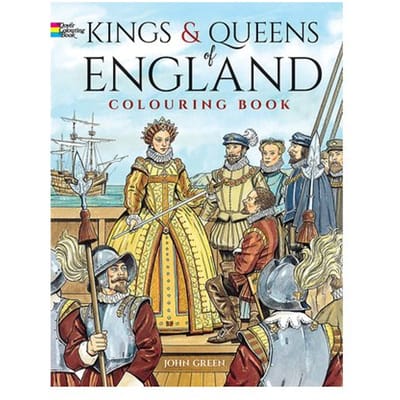 Kings And Queens Of England Coloring Book - John Green