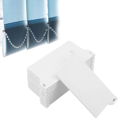 10 Stuks Lamellengordijnen Reserveonderdelen voor Verticale Jaloezieën - 127 mm - Duurzame PVC Gewichten