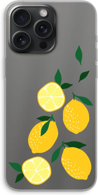 Case Company® - Hoesje geschikt voor iPhone 15 Pro Max hoesje - You're my lemon - Soft Cover Telefoonhoesje - Bescherming aan alle Kanten en Schermrand