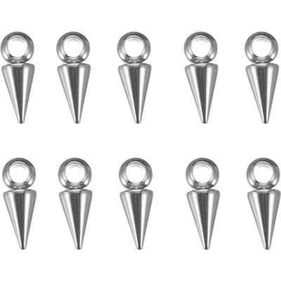 Diy Ketting Hangers 10 Stuks Roestvrij Staal Patroonvorm Sieraden Hangers Set Diy Hangende Ornamenten voor Ketting Oorbellen