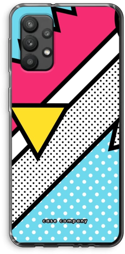 Hoesje geschikt voor Samsung Galaxy A32 4G hoesje - Pop Art #3 - Soft Cover Telefoonhoesje - Bescherming aan alle Kanten en Schermrand