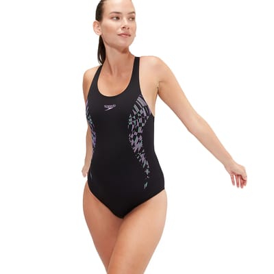 Dames zwempak uit 1 stuk Speedo Eco+ Placement Muscleback