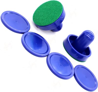 Tafelhockey Spel Set met 4 Pucks en Duurzame Peddels - Ideaal voor Gezellige Spelavonden en Familieplezier