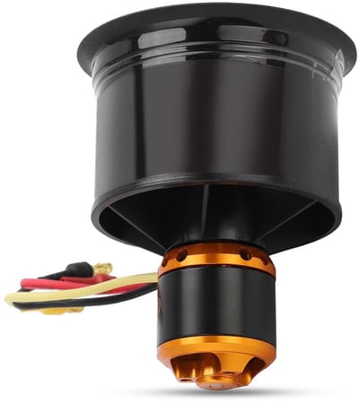 Mini EDF Ventilator 50mm met 12 Bladen en Micro Borstelloze Motor voor RC Vliegtuigen en EDF Jets, Geschikt voor Modelbouw en Hobbygebruik