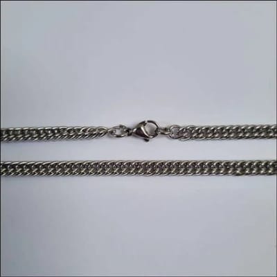 Aramat Jewels | Halskettingen | Gourmetketting Staal Zilverkleurig – 60cm Soepele Schakelketting RVS | | | |5mm | Staal | Volwassenen | Verkleurd niet