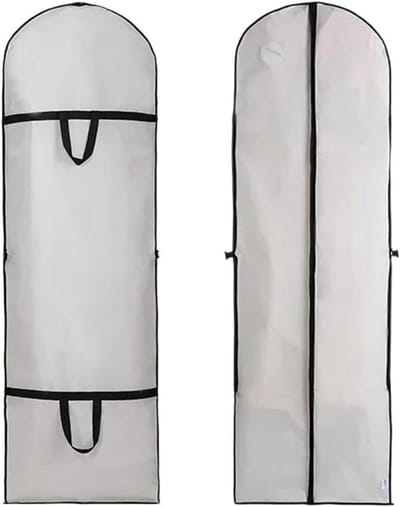 Kledinghoezen - Kledingbeschermer - Kleding Opbergen - Grote Afmeting - 60x180 cm - Wit