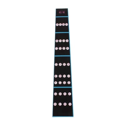 Cosensi- Vingergeleider met muzikaal alfabet - Vingerbordlabel - Fretgeleiderlabel - Toetssticker 4/4 viool - Waterdicht - Hittebestendig PVC