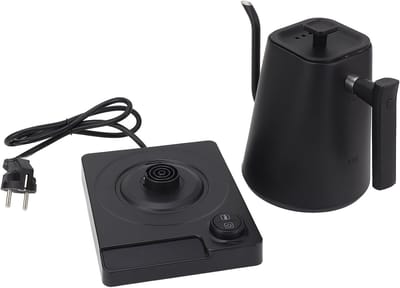 Waterkoker Zwanenhals - Koffieketel Theeketel - Precisie Schenken - Instelbare Temperatuur - 1.0 Liter Capaciteit - Zilverkleurig