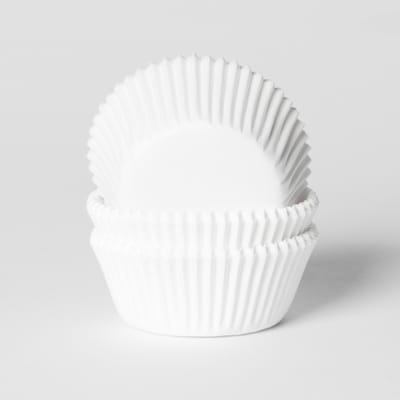 House of Marie Kleine Cupcake Vormpjes Wit  pk/50
