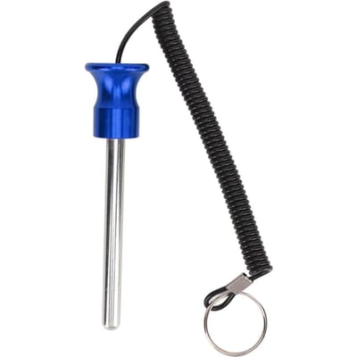Broche de pile de poids de salle de sport avec cordon de sécurité renforcé Sélecteur de verrouillage Broche Accessoire de salle de sport pour l'entraînement Fitness Exercice Bleu blue