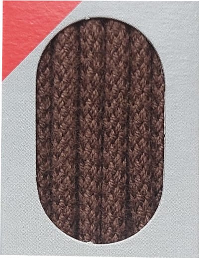SL Veter - Middel Bruin - Sport Rond - Koord Veters - Lengte 90 cm - Dikte 3 mm - Schoenveter