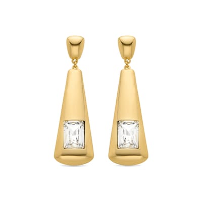 Luxenter oorbellen afgewerkt in 18k geel goud - Mayate