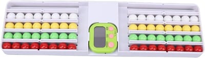 Kleursorteerparel - Kralen Puzzel - Ontwikkelen Vaardigheden - Veilig ABS Materiaal - 44 x 13 x 4 cm - Regenboog