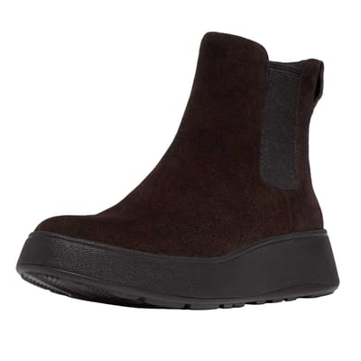 Fit Flop Dames/Dames F-Mode Suede Flatform Chelsea Laarzen (Bruin)