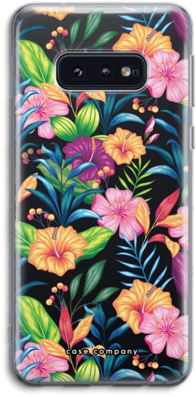 Case Company® - Hoesje geschikt voor Samsung Galaxy S10e hoesje - Tropisch 2 - Soft Cover Telefoonhoesje - Bescherming aan alle Kanten en Schermrand