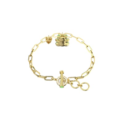 Swarovski Teddybeer Armband Damesarmband Groen 5642977 Box (Random Color) beige