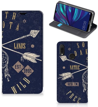 Book Case voor Huawei Y7 hoesje Y7 Pro (2019) Book Cover South Dakota