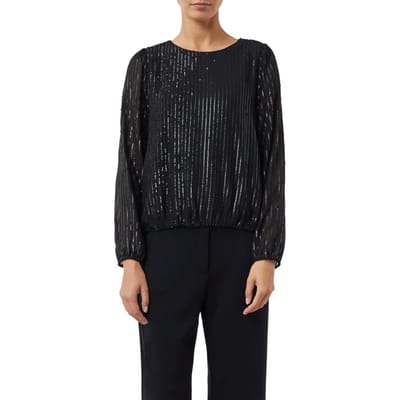 Comma  Blouses Black Talla: 34 | Manga Larga Outlet | Mujer | Negro