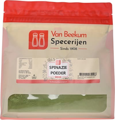 Van Beekum Specerijen - Spinaziepoeder - 1 KG (hersluitbare stazak)