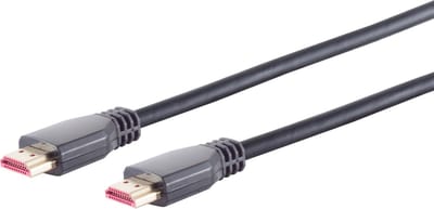Ultra HDMI Kabel, 8K, ABS, schwarz, 0,5m