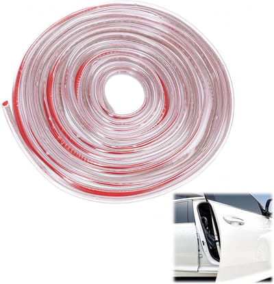 Deurrandbescherming auto 5m PVC transparant waterbestendig - Auto accessoire universeel - Bescherming tegen krassen - UV-bestendig