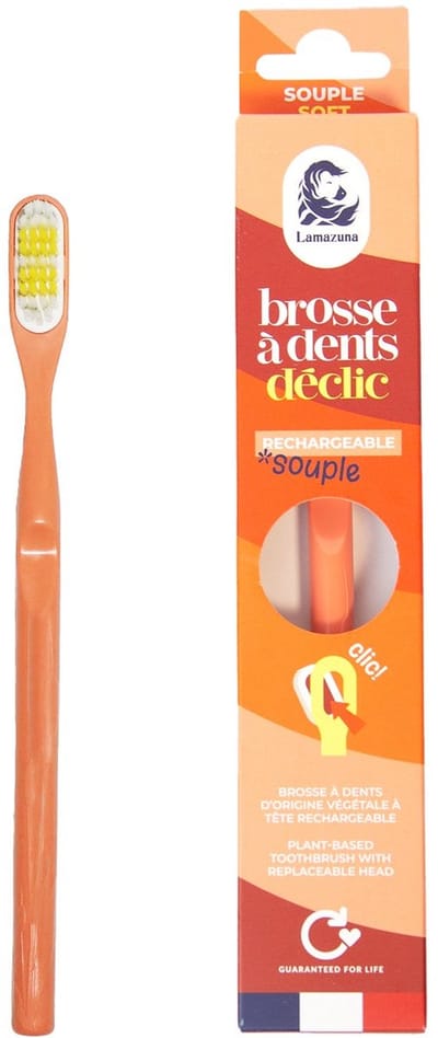 Lamazuna Toothbrush soft coral 1 Stuks