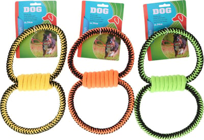 Hondenspeeltje - Hondenspeelgoed - Hondentouw - Speeltouw - Touwring - Touw voor Hond