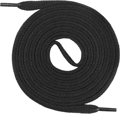 Famanu – Platte Schoenveters van 100% Katoen, 7 mm Breed, Zeer Scheurvast, Made in Europe