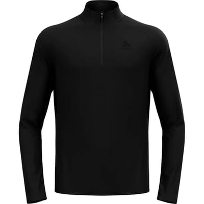 Odlo Odlo Mid layer 1/2 zip ESSENTIAL LIGHT ZWART - Maat L