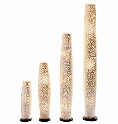 Vloerlamp Design woonkamer slaapkamer apollo turtle white capiz parelmoer schelp 200 cm