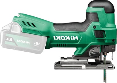 Accu Decoupeerzaag - Handzaag Machine - Precisie Hout Zagen - Gereedschapsloze Zaagbladwissel - 26 mm Slaglengte - Groen/Zwart