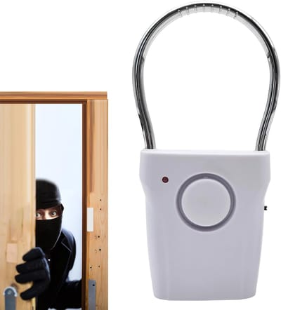 Draadloos Deuralarm - Beveiligingsgadget Huis - Ongeautoriseerde Toegang Voorkomen - Bewegingsdetectie Gong - 15 x 72 x 27 cm - Wit