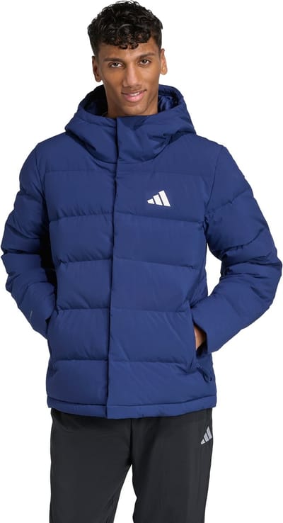 adidas Sportswear Helionic CLIMAWARM Donsjack met Capuchon - Heren - Blauw