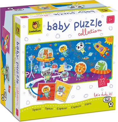 Ludattica Dudù Babycollectie Ruimtepuzzel Blauw