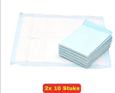 Romed Incontinentie onderlegger met kleefband | 60x90 cm | 2 x 10 stuks | Voordeelverpakking!