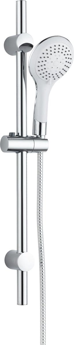 SCHÜTTE LIANA Doucheset Met Handdouche - Ø 12 cm - 5 Standen - 70 cm Glijstang - 150 cm Slang - Chroom