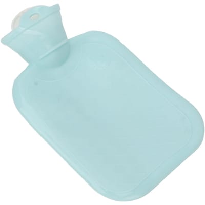 500ML Warmwaterkruik Verdikt Zacht PVC Drukbestendig Explosiebestendig Draagbaar Warmwaterfles blauw