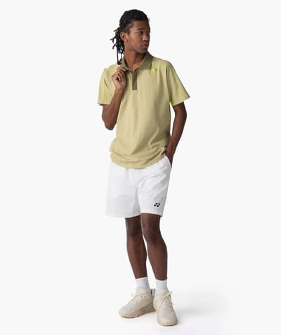 Yonex 10723EX heren tennis badminton polo - khaki beige - maat XL