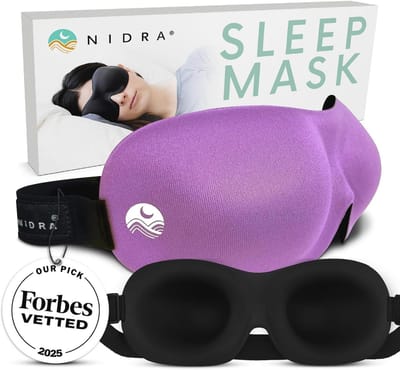 Voorgevormd Slaapmasker voor Zijslapers - Lichtblokkerend en Comfortabel - Ideaal voor Slapen en Reizen