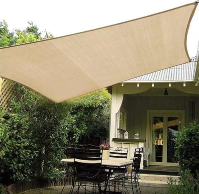 LOUZIR Outdoor Waterdicht zonnescherm Sail- Tuin terras zeil- rechthoekig Schaduwdoek