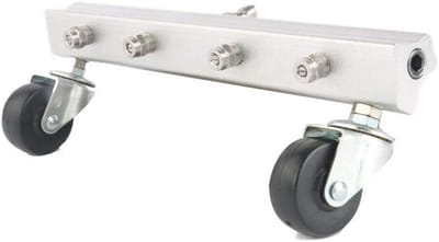 Auto Chassis Reiniger - Onder auto wasser - Onderkant auto reinigen - Vier ventilator sproeiers - 350x110mm - Zilver