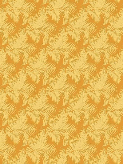 Decopatch papier Palmbladeren oranje/geel