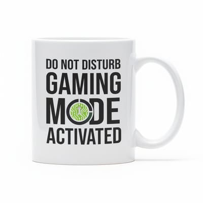 Niet Storen – Gaming Mode Geactiveerd Mok 330ml | Gamer Koffiebeker voor PC & Console | Perfect Cadeau voor Gamers