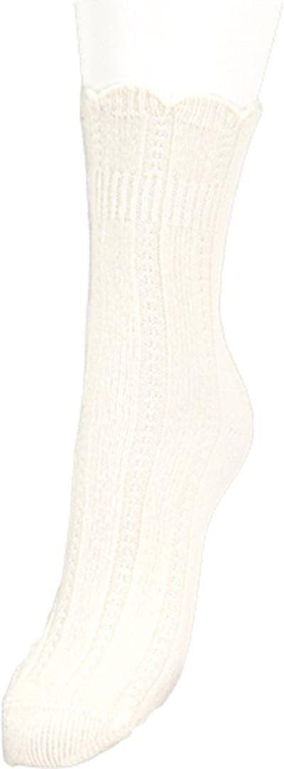 Bonnie Doon Girly Merino Wol en Cashmere Dames Sok Vrouwelijk Boordje Warm en Zacht Maat 36/42 Kleur Off White - Merino Wol - Cashmere - Comfortabel - Elegant - Dames - Winter - Vrouwelijk - Luxe - Warme Voeten - Off White - BP241106.110