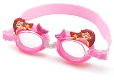 Zwembril voor Kinderen in Roze met Cartoon Design