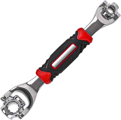 Multifunctionele 52-in-1 Steeksleutel met 360° Rotatie, Ideaal voor Fiets, Auto en Huishoudelijk Gebruik, Perfect voor Reparaties en Klussen