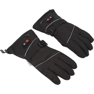 Verwarmde Handschoenen Elektrisch Touchscreen Verwarmde Handschoenen Waterdicht Winddicht Warmhoudende Handschoenen voor black