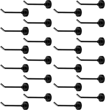 24 Stuks Grote Magnetische Haken - Zware Duurzame Hangers voor Thuis, Keuken en Garage - Ideaal voor Koelers en Cruiseschepen