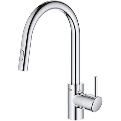 Grohe Concetto Kitchen faucet with pull-out Chrome